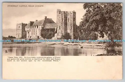 R748052 Stokesay Castle Near Ludlow Tuck View Series 603