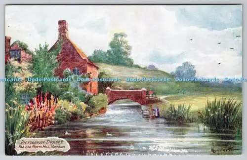 R748063 Malerisches Dorset The Old North Mill Wareham Tuck Oilette Serie I 7763