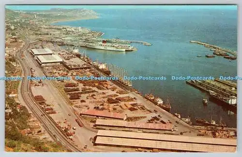 R748333 Venezuela Gesamtansicht des Hafens von La Guaira Picture Point Dexter Pre