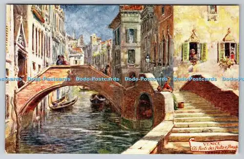 R748338 Venice Gli Ponti dei Peita e Paradiso Tuck Oilette The Wide Wide World S