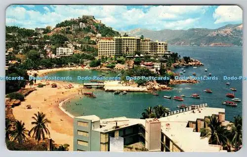R748358 Mexiko Acapulco Gro Caleta und Caletilla Strände Panoramablick