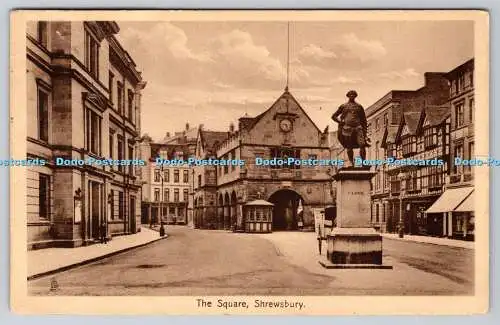 R748359 Shrewsbury The Square Tuck Sepia Serie Nr. 2036
