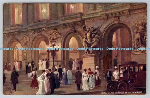 R748388 Paris Facade De L Opera Entree Principale Tuck Oilette Serie No 136 P