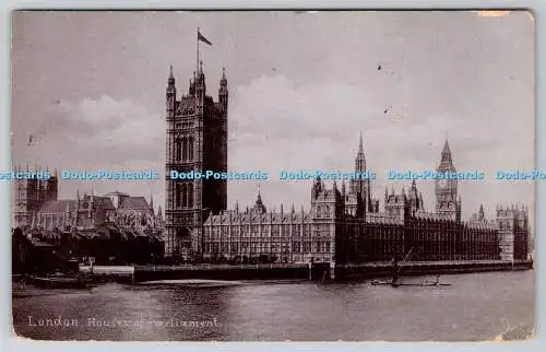 R748462 London Houses of Parliament Tuck Silverette 1551