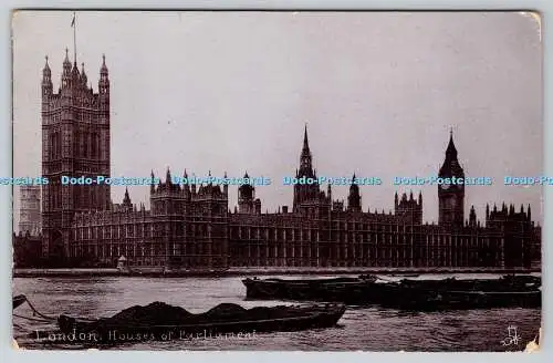 R748463 London Houses of Parliament Tuck Silverette 1550