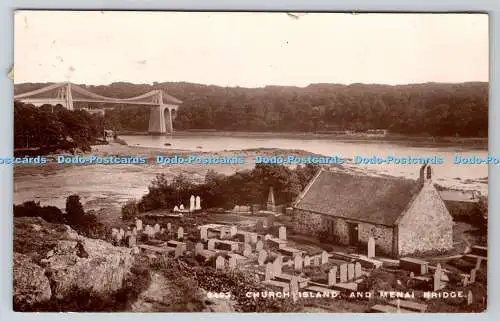 R748507 Church Island and Menai Bridge G R Thompson The Post Card King 1911