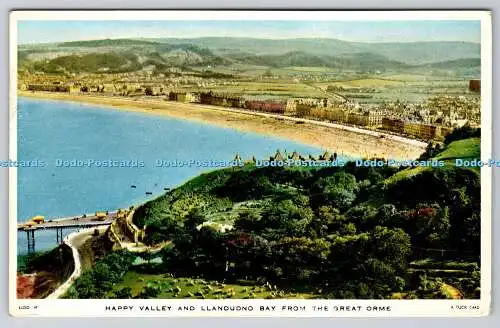 R748532 Happy Valley und Llandudno Bay vom Great Orme Tuck