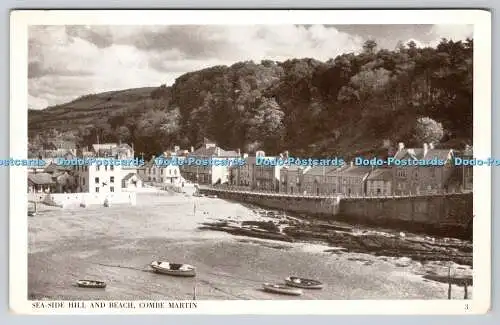 R748549 Combe Martin Sea Side Hill and Beach Leonard Meakings PM Ilfracombe Devo