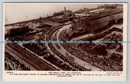 R748553 The Royal Visit to Liverpool Rotary Photographic Series RP