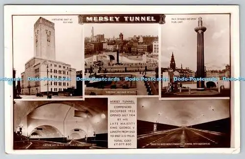 R748566 Mersey Tunnel Kingsway und Haupteingang E T W Dennis London Scarborough