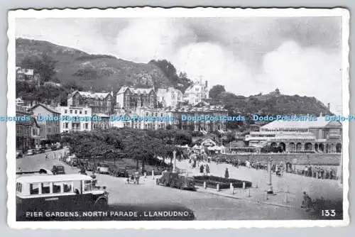 R748572 Llandudno Pier Gardens North Parade 1961