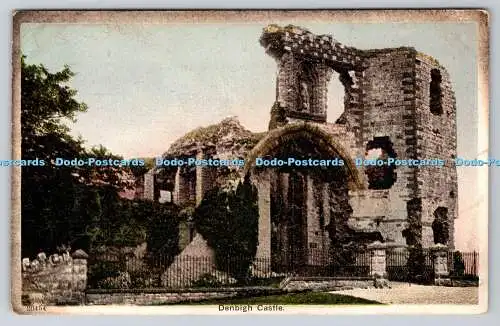 R748591 Denbigh Castle Postkarte