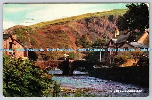 R748592 Beddgelert The Bridge J Salmon Sevenoaks Eng PM Caernarvon 1960