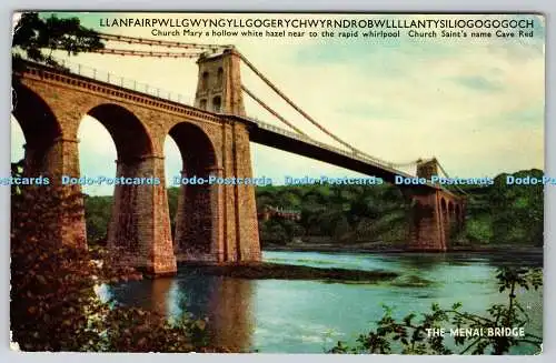 R748593 Llanfair The Menai Bridge J Salmon Sevenoaks Eng PM Conway Caernarvonshi