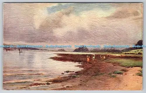 R748631 Scottish Views Clyde Dumbarton Rock Pictograph London Oilograph No 754