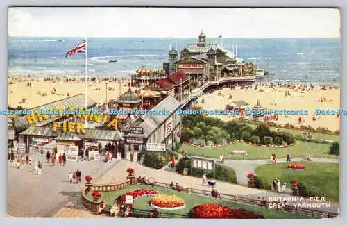 R748647 Great Yarmouth Britannia Pier Valentine Art Farbe Brian Gerald 1950