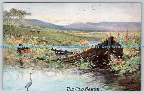 R748678 The Old Barge The Glories of Nature Tuck Oilette 6695