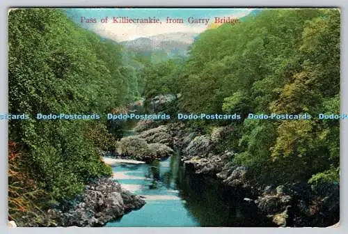 R748742 Pass of Killiecrankie From Garry Bridge E S London No 4252