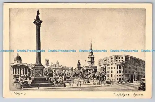 R748766 Trafalgar Square Tuck Postkarte