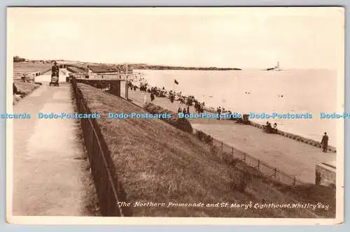 R748797 Whitey Bay The Northern Promenade and St Mary Lighthouse M and L Nationa