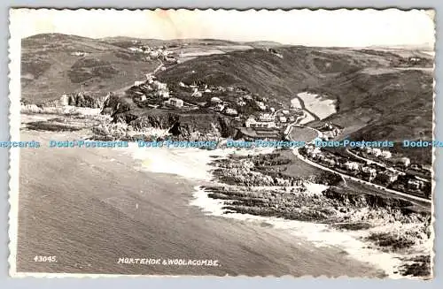 R748802 Mortehoe and Woolacombe The Library Harvey Barton RP PM Ilfracombe 1962