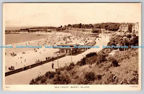 R748832 Barry Island Sea Front Tuck