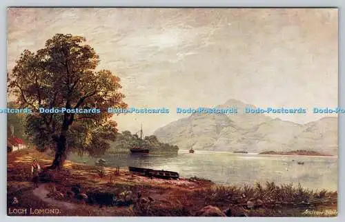 R748860 Loch Lomond Scottish Lochs Tuck Oilette 7166 Andrew Blair