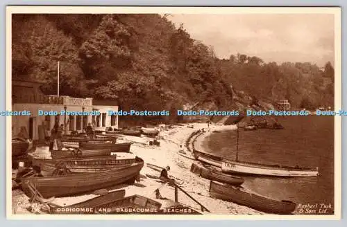 R748902 Oddicombe and Babbacombe Beaches Tuck Photogravure