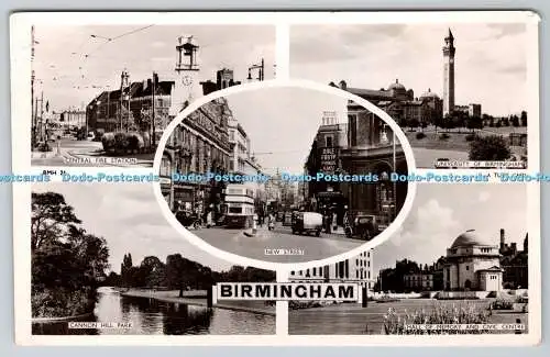 R748917 Birmingham New Street Tuck RP 1954 Multi View