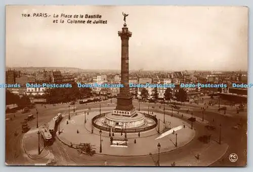 R748969 Paris La Place de la Bastille et la Colonne de Jullet