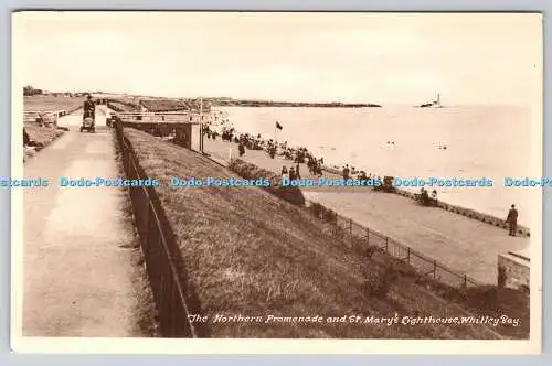 R748996 Whitley Bay The Northern Promenade and St Mary Lighthouse M and L Nation