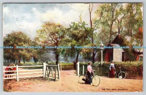 R749516 Dulwich The Toll Gate Raphael Tuck and Sons Oilette Postkarte 7145 1907