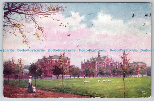 R749517 Dulwich College Raphael Tuck and Sons Oilette Postkarte 7145 1912