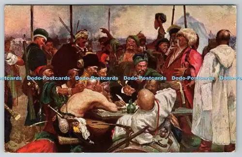 R749539 St Petersburg The Tretyakoff Gallery The Defiant Reply of the Cossacks t