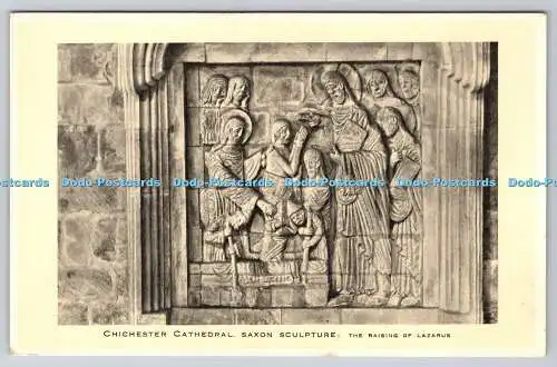 R749563 Chichester Kathedrale Sächsische Skulptur Die Auferweckung des Lazarus Raphael Tuck