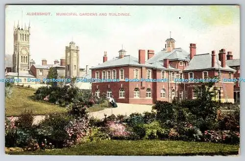 R749592 Aldershot Municipal Gardens and Buildings Raphael Tuck and Sons View Ser