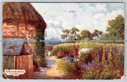 R749594 Ein Hampshire-Garten in der Nähe von Sopley Raphael Tuck and Sons Oilette Postkarte 93