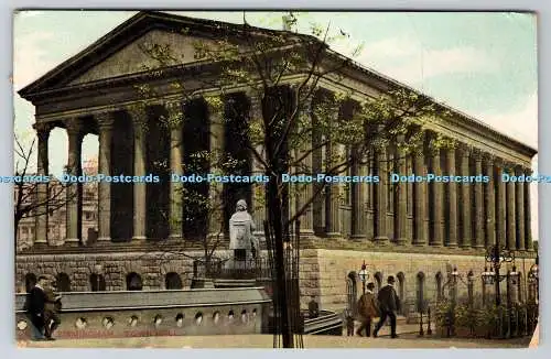 R749599 Birmingham Town Hall Raphael Tuck and Sons View Series 4753 1908