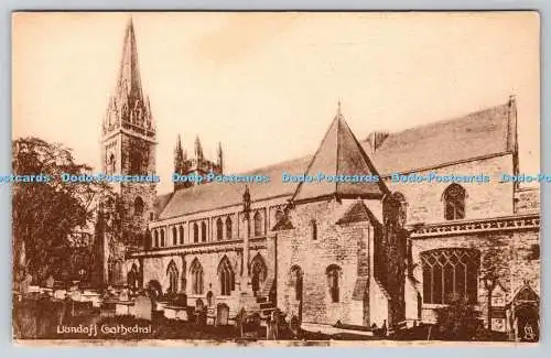 R749608 Cardiff Llandaff Kathedrale Raphael Tuck and Sons Sepia Postkarte Nr. 1561