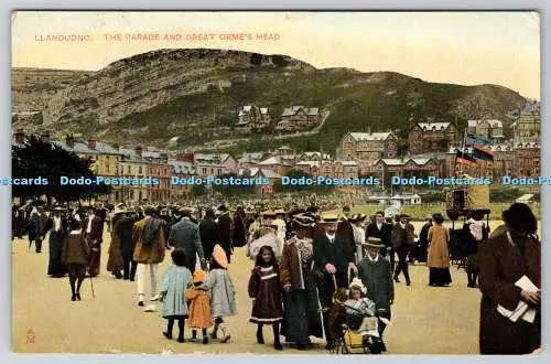 R749692 Llandudno The Parade and Great Orme Head Raphael Tuck and Sons Glazed Vi