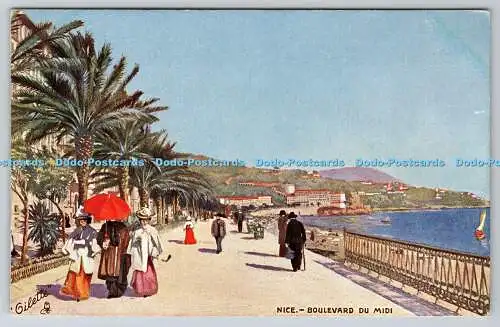 R749694 Nice Boulevard du Midi Raphael Tuck and Sons Oilette Serie 761 P No 3