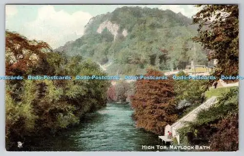 R749696 Matlock Bath High Tor Raphael Tuck and Sons Chromette Postkarte 4916