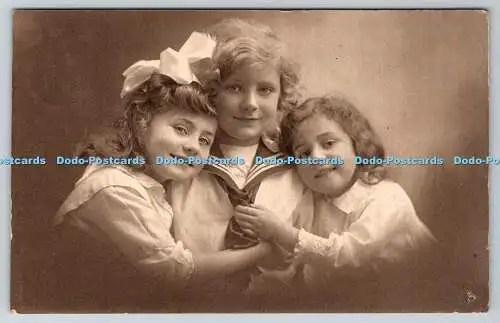 R749699 We all Love Jack Three Small Girls Raphael Tuck and Sons Photogravure No