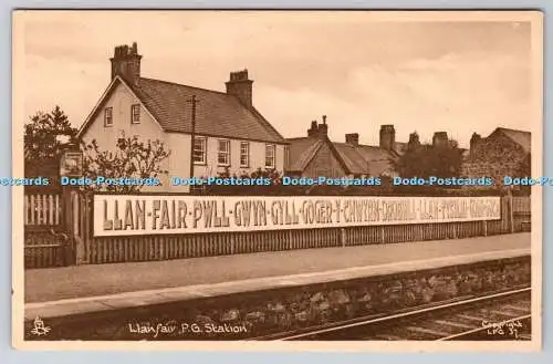 R749701 Llanfair P G Station Raphael Tuck and Sons Ltd