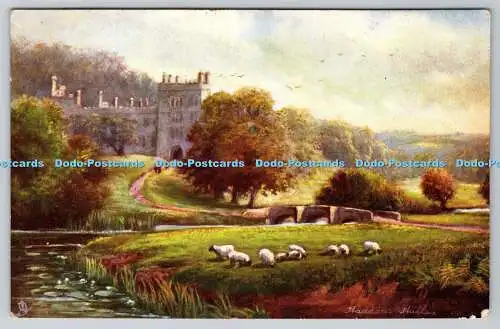 R749726 Haddon Hall Picturesque Derbyshire Raphael Tuck and Sons Oilette Postcar