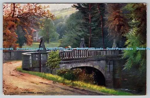 R749727 Hawick Stobs Bridge Raphael Tuck and Sons Oilette Postkarte 7110 1905