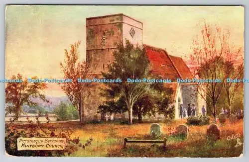 R749731 Malerische Berkshire Kintbury Kirche Raphael Tuck and Sons Oilette Seri