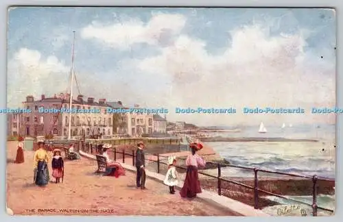 R749735 Walton on the Naze Die Parade Raphael Tuck und Söhne Oilette Postkarte 729