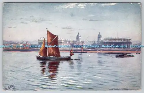 R749745 London Off Greenwich Raphael Tuck and Sons Oilette Serie 7262