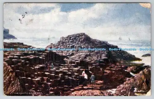 R749752 The Giants Causeway Raphael Tuck and Sons Oilette Postkarte 7215 1905